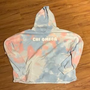 Chi O tie dye hoodie!